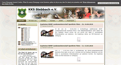 Desktop Screenshot of kks.schuetzen-stebbach.de